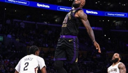 意甲-三连胜！东契奇27+10+7，詹姆斯21分，湖人末节发力110-101鹈鹕