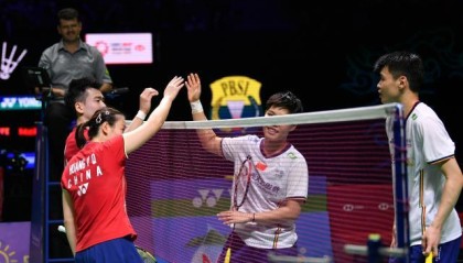 国羽印尼赛四项争金 赵俊鹏&amp;刘雨辰/欧烜屹燃希望